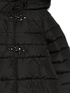 Cappotto per bambino Fay Kids nero con cappuccio - Rubino Kids