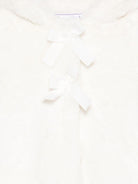 Cappotto per neonata Tartine Et Chocolat bianco con pelliccia sintetica - Rubino Kids