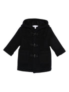 Cappotto per neonato Emporio Armani Kids blu navy con cappuccio - Rubino Kids