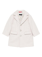 Cappotto per neonato Fay Kids beige con revers a lancia - Rubino Kids
