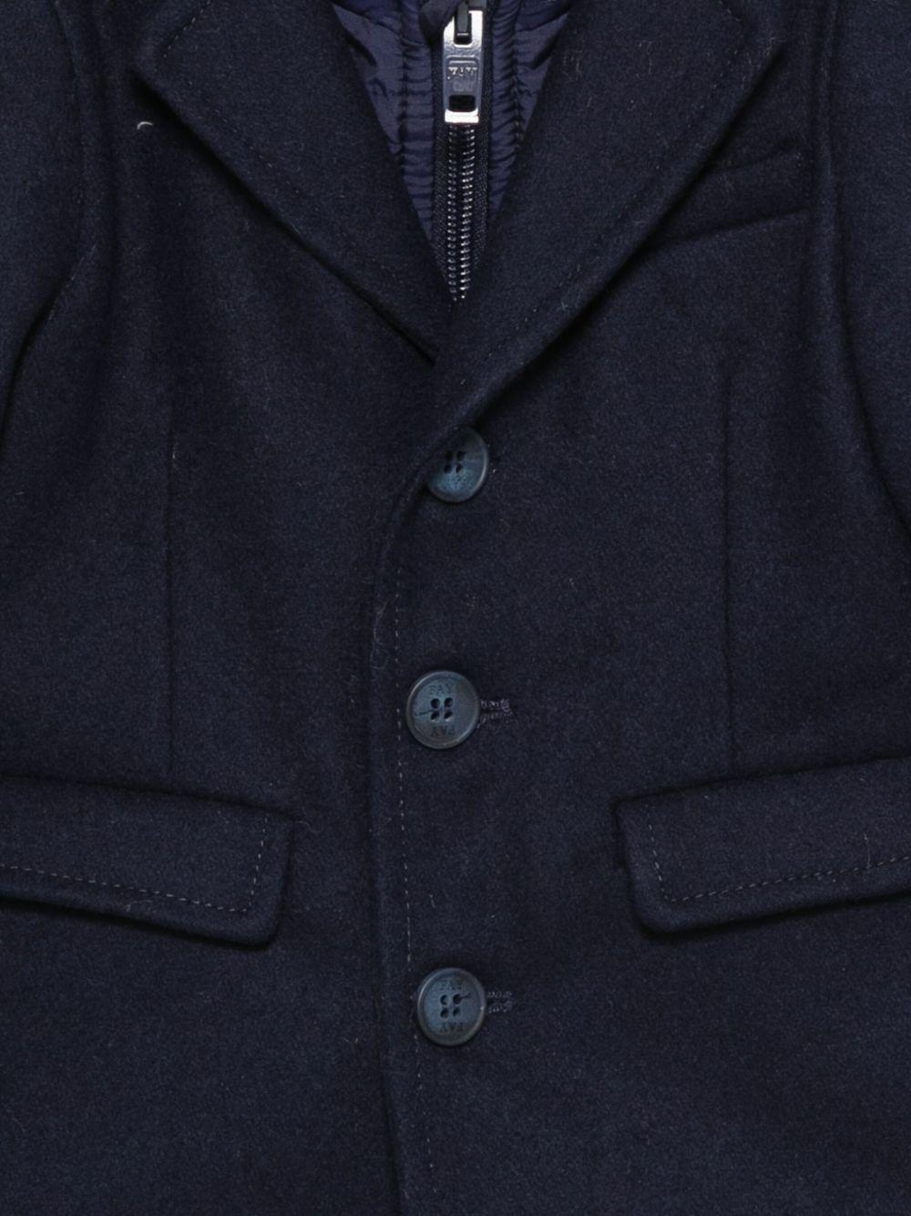 Cappotto per neonato Fay Kids blu con revers a lancia - Rubino Kids