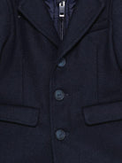 Cappotto per neonato Fay Kids blu con revers a lancia - Rubino Kids