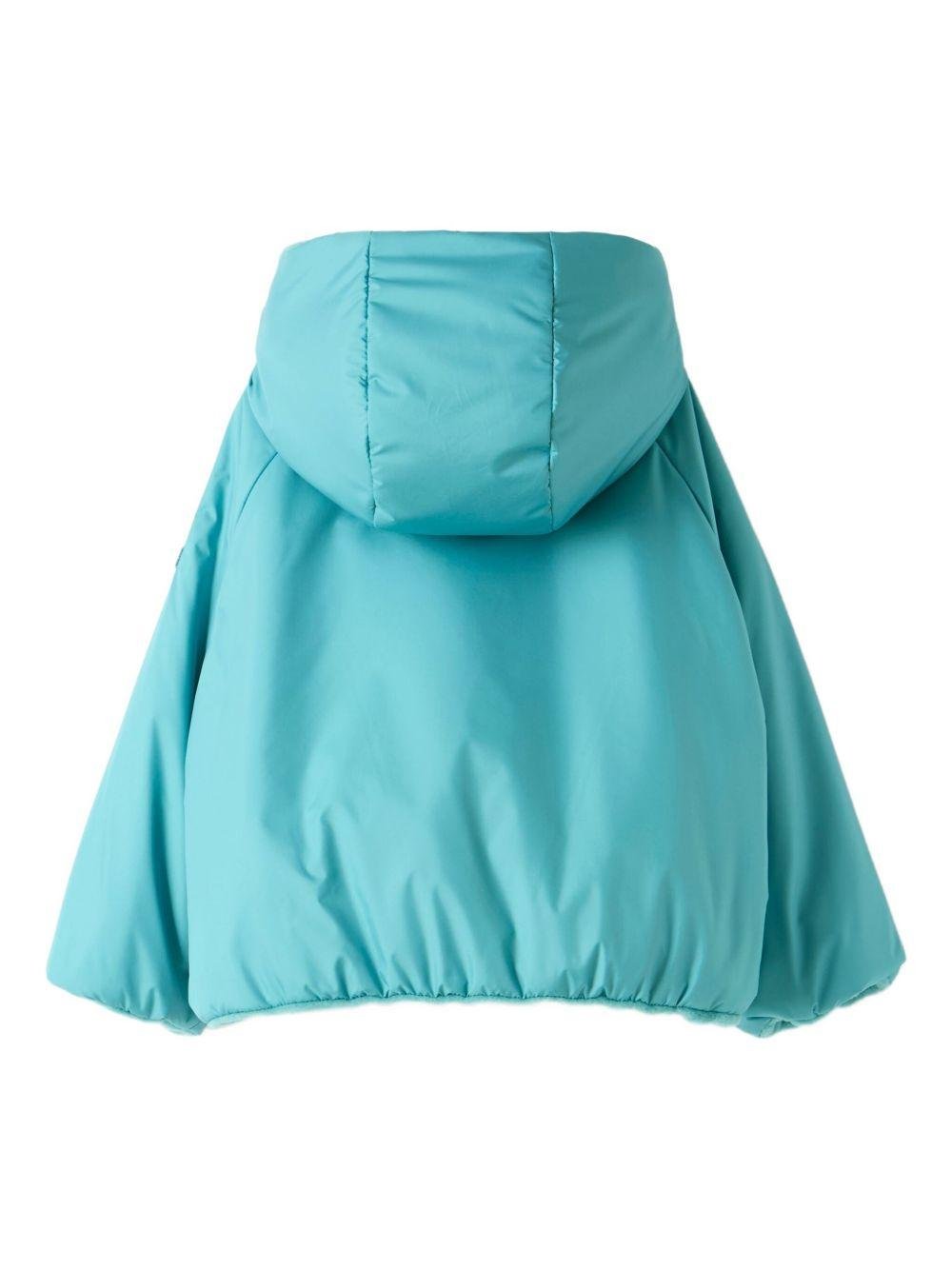 Cappotto per neonato Il Gufo azzurro con cappuccio - Rubino Kids