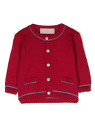 Cardigan con bordi a contrasto - Rubino Kids