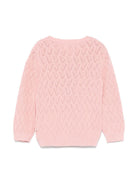 Cardigan Gilli per neonata Molo rosa con logo - Rubino Kids