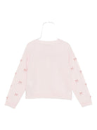 Cardigan per bambina Bonpoint rosa decorato con fiocchi - Rubino Kids