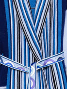 Cardigan per bambina Emilio Pucci Junior blu con motivo a righe - Rubino Kids