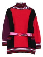 Cardigan per bambina Emilio Pucci Junior multicolore con motivo a righe - Rubino Kids
