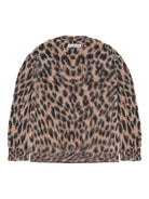 Cardigan per bambina Laneus animalier con scollo a V - Rubino Kids