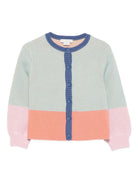 Cardigan per bambina Stella McCartney Kids multicolor con design color - block - Rubino Kids