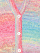 Cardigan per bambina Stella McCartney Kids multicolore a righe - Rubino Kids