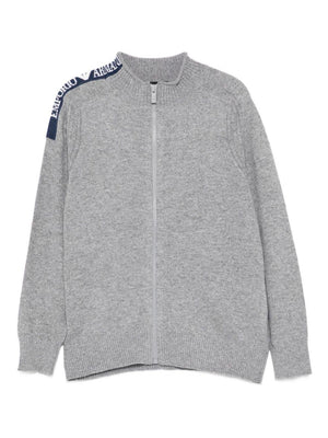 Cardigan per bambino Empori Armani Kids grigio con logo