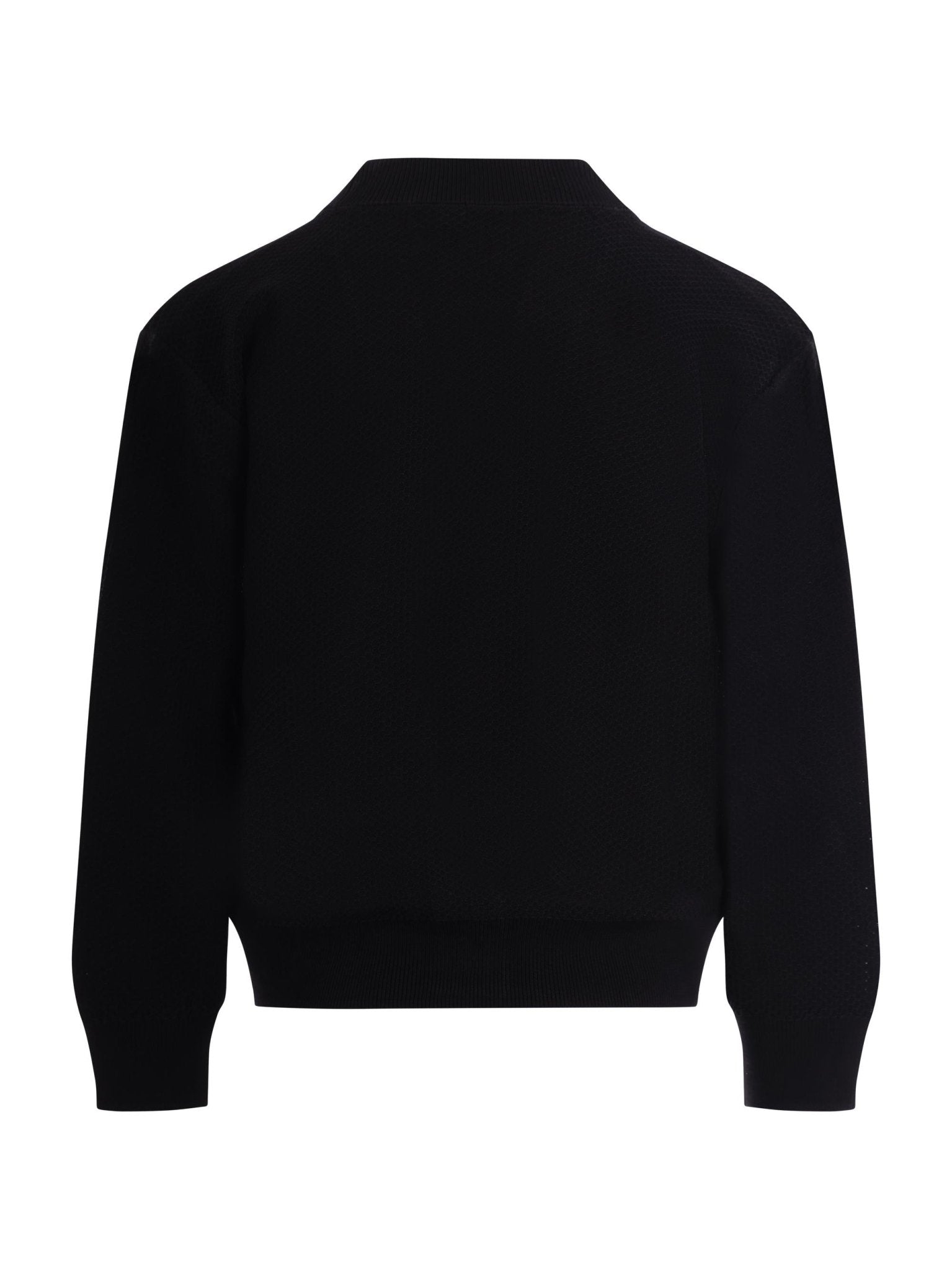 Cardigan per bambino Emporio Armani Kids blu con texture traforata - Rubino Kids