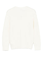 Cardigan per bambino Paolo Pecora Kids bianco con bottoni - Rubino Kids