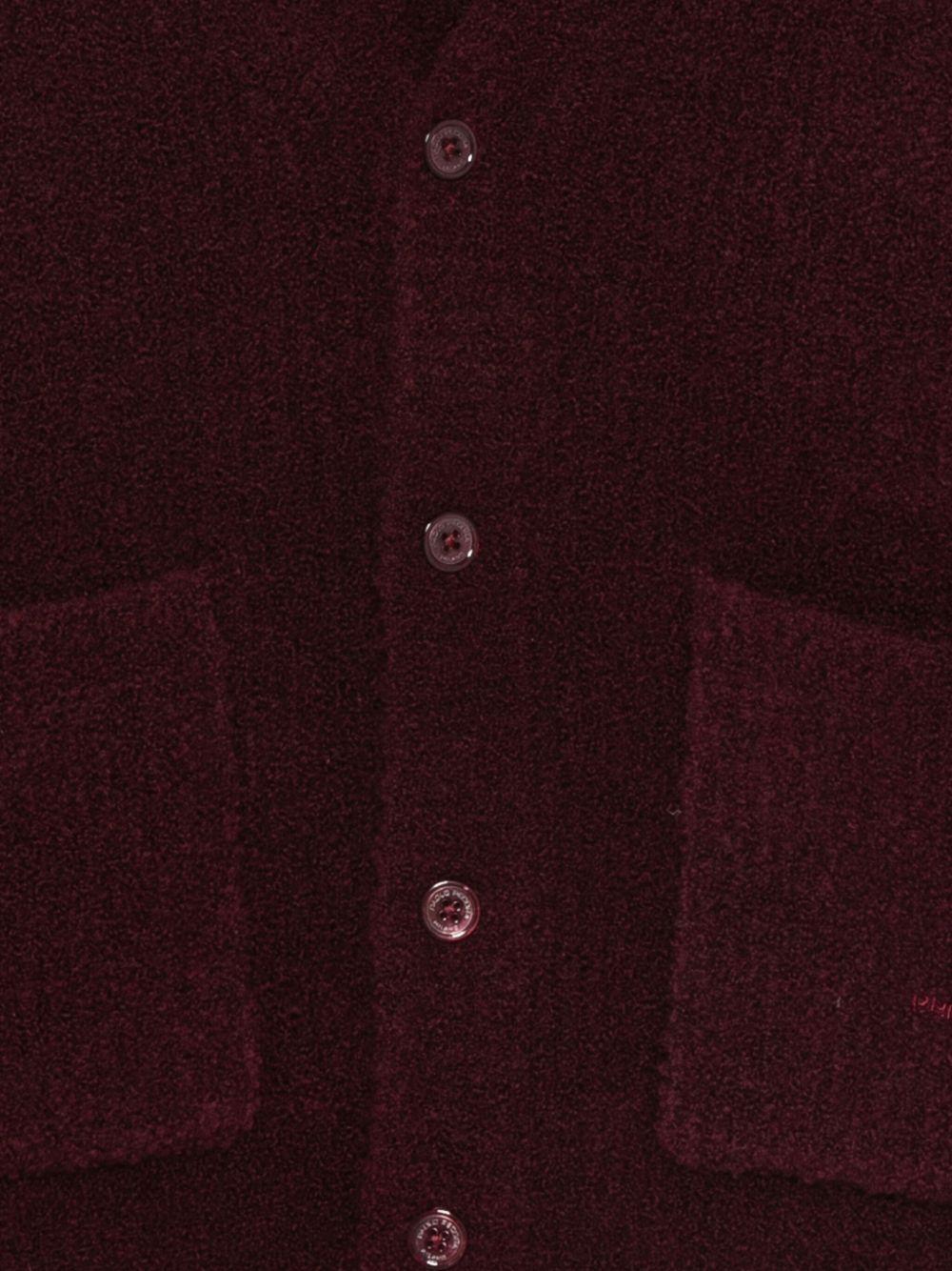 Cardigan per bambino Paolo Pecora Kids borgogna con bottoni - Rubino Kids