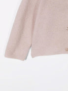 Cardigan per neonata Bonpoint beige con chiusura con bottoni - Rubino Kids
