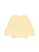 Cardigan per neonata Bonpoint Giusto giallo con dettaglio a coste - Rubino Kids