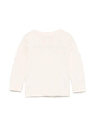 Cardigan per neonata Bonpoint Teyana ècru con chiusura frontale con bottoni - Rubino Kids