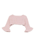 Cardigan per neonata La Stupenderia rosa con dettagli arricciati - Rubino Kids