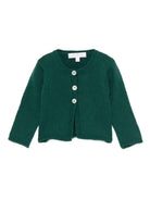 Cardigan per neonata Mariella Ferrari verde con bottoni - Rubino Kids