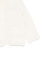 Cardigan per neonata Tartine Et Chocolat bianco con bordo smerlato - Rubino Kids