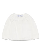 Cardigan per neonata Tartine Et Chocolat bianco open work - Rubino Kids