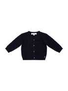 Cardigan per neonata Tartine Et Chocolate blu con chiusura frontale con bottoni - Rubino Kids