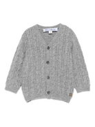 Cardigan per neonata Tartine Et Chocolate grigio con scollo a V - Rubino Kids