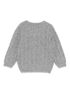 Cardigan per neonata Tartine Et Chocolate grigio con scollo a V - Rubino Kids