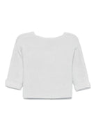 Cardigan per neonati Petit Bateau grigio lavorato a maglia con bottoni sul davanti - Rubino Kids