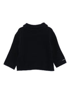 Cardigan per neonato Album di Famiglia Kids nero con colletto alla Peter Pan - Rubino Kids