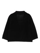 Cardigan per neonato Emporio Armani Kids blu con bottoni tascabili - Rubino Kids