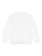 Cardigan per neonato Jesurum Baby bianco con due tasche applicate sul davanti - Rubino Kids