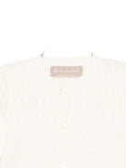 Cardigan per neonato La Stupenderia bianco con trama a coste - Rubino Kids