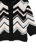 Cardigan per neonato Missoni Kids multicolore con motivo a zigzag - Rubino Kids