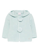 Cardigan per neonato Paz Rodríguez verde con pompon - Rubino Kids