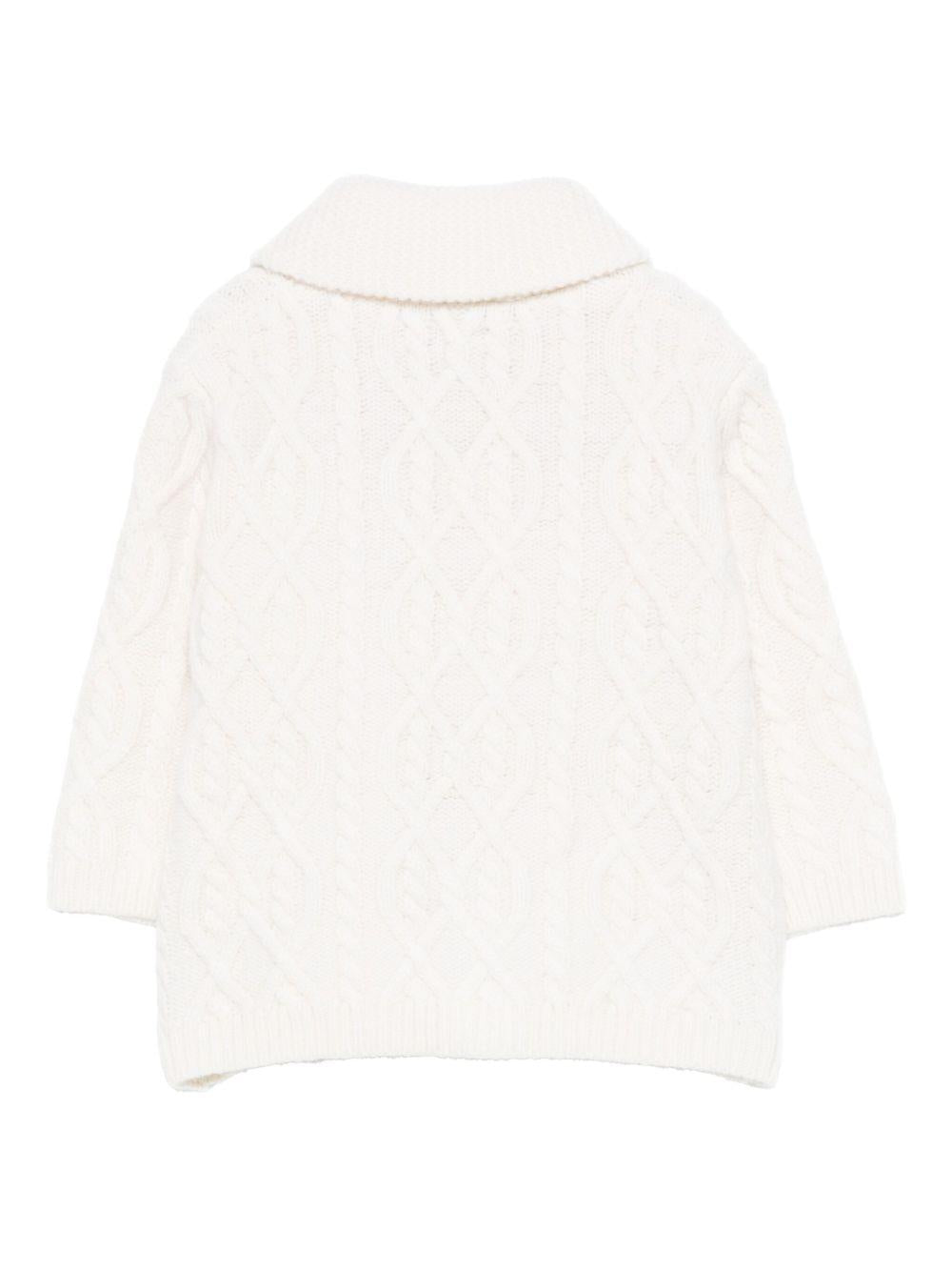 Cardigan per neonato Tartine Et Chocolate bianco con bottoni frontali - Rubino Kids