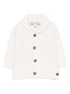 Cardigan per neonato Tartine Et Chocolate bianco con bottoni frontali - Rubino Kids