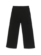 Cargo con monogramma per bambino Calvin Klein Kids nero con vita con coulisse - Rubino Kids