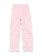 Cargo per bambina POLO RALPH LAUREN KIDS rosa con applicazione tasche - Rubino Kids