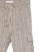 Cargo per bambino Paolo Pecora Kids marrone a quadri - Rubino Kids