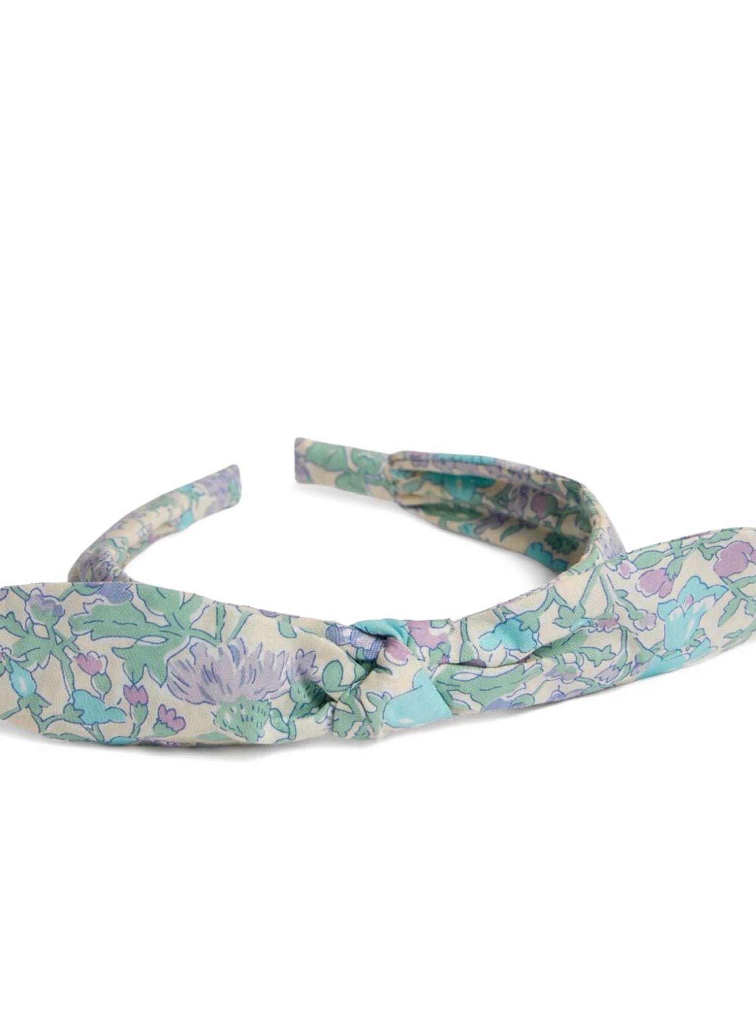 Cerchietto per bambina Bonpoint viola con stampa a fiori - Rubino Kids