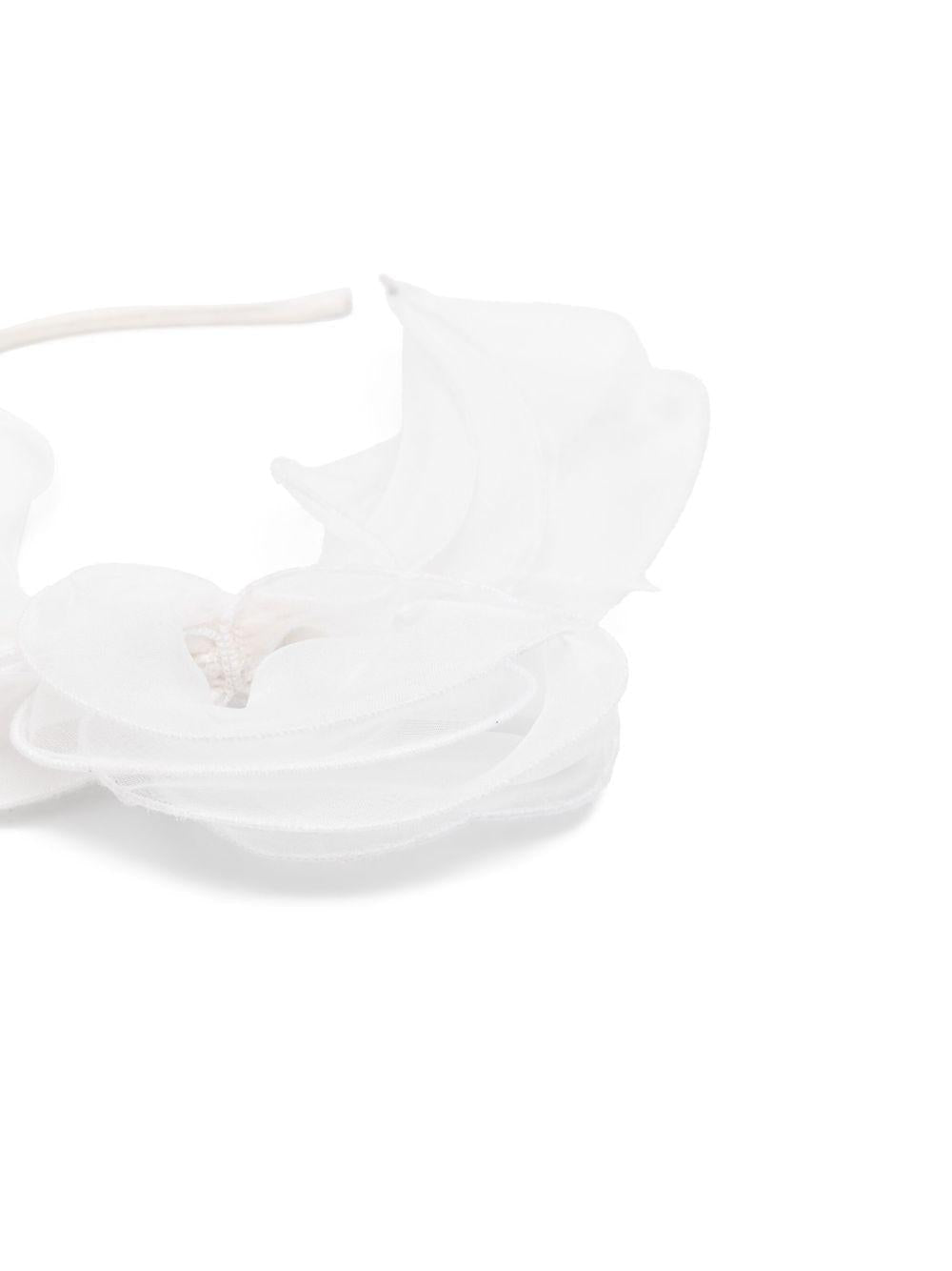 Cerchietto per bambina MAISON AVA bianco con fiocco - Rubino Kids