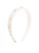 Cerchietto per bambina Maison Ava rosa con decorazione a perline - Rubino Kids