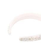 Cerchietto per bambina Maison Ava rosa con decorazione a perline - Rubino Kids