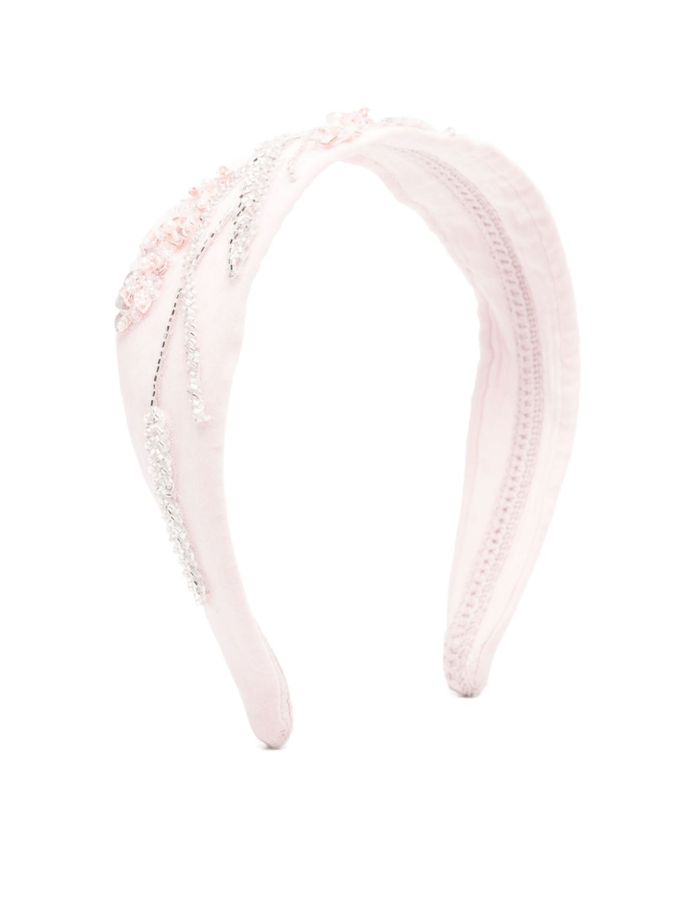 Cerchietto per bambina MAISON AVA rosa con perline - Rubino Kids