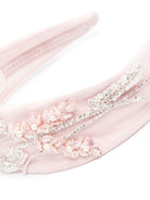 Cerchietto per bambina MAISON AVA rosa con perline - Rubino Kids