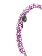 Cerchietto per bambina Monnalisa lilla con decorazione di perle - Rubino Kids