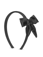 Cerchietto per bambina Monnalisa nero con fiocco - Rubino Kids