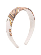 Cerchietto per capelli per bambina ETRO KIDS beige con stampa paisley - Rubino Kids